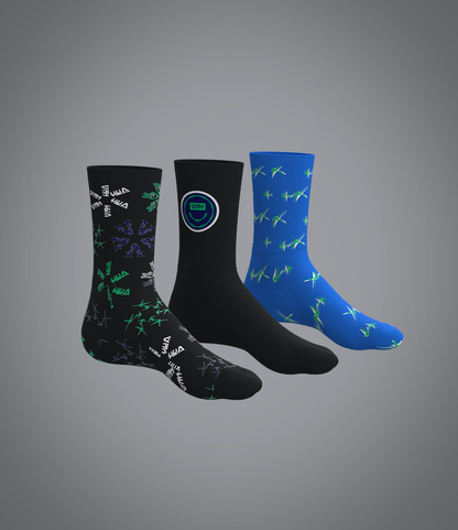 Pack chaussettes Blue Green