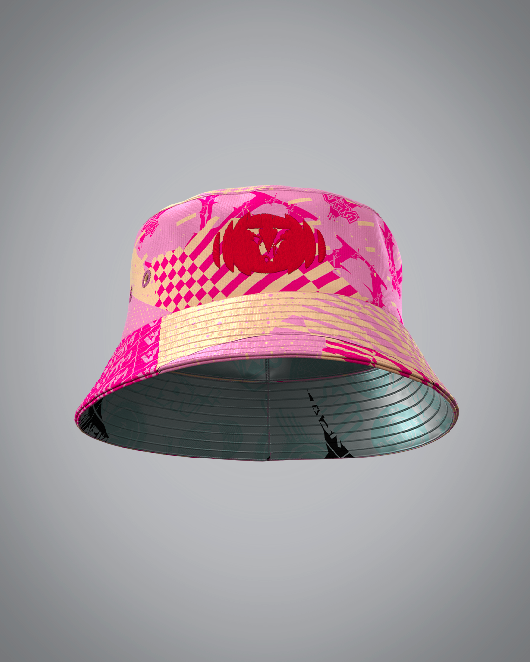 Bob Double face Pink Forest