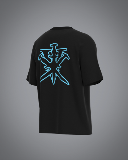 VRUNK X UNKNOWN - BLACK TEE